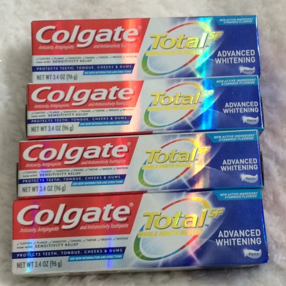 Other - 4 Colgate Total advance whitening toothpaste new